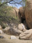 Giant boulders in Dragoon, AZ.