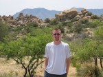 Tim in front of the southern Arizona landscape.