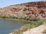 One of the Bottomless Lakes near Roswell.