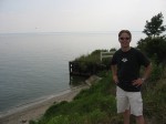 Ben in front of Lake Livingston.