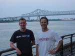 Us in front of the River.